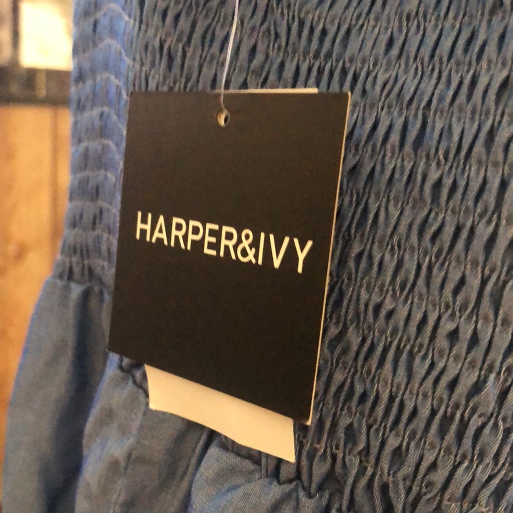 NWT Harper & Ivy Blue Dress size XXL - Picture 5 of 10